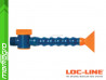 Chladící hadice s plochou tryskou 3" (~76,2 mm) s vnějším závitem NPT 3/4" s ventilem, délka 500 mm - LOC-LINE (P2602Z)