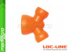 Rozbočka "Y" z 3/4" na 2x1/2" - LOC-LINE (69552.1)