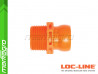 Segment s vnějším závitem NPT 3/4" - LOC-LINE (69545.1)