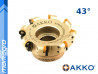 Fréza s VBD ODMT ⌀ 100 mm, čelní válcová nástrčná 7-břitá - AKKO (AFM43C-OD0605-D100-A32-Z07-H)