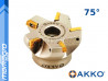 Fréza s VBD APKT ⌀ 63 mm, čelní válcová nástrčná 4-břitá - AKKO (AFM75-AP16-D063-A22-Z04-H)