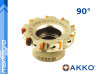 Fréza s VBD APKT ⌀ 125 mm, čelní válcová nástrčná 9-břitá - AKKO (AFM90-AP16-D125-B40-Z09)