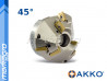 Fréza s VBD APKT ⌀ 77 mm, čelní nástrčná pro srážení hran 6-břitá - AKKO (AHM45-AP16-D35X77-A27-Z0306-H)