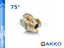 Fréza s VBD APKT ⌀ 50 mm, čelní nástrčná pro srážení hran 6-břitá - AKKO (AHM75-AP16-D35X50-A22-Z0306-H)