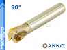 Fréza s VBD APKT ⌀ 16 mm, čelní stopková 2-břitá - AKKO (AEM90-AP10-C16-C16-L150-Z02)