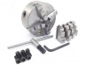 Soustružnické 4-čelistní sklíčidlo samostředící, litinové - 100 mm (3604)