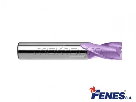 Stopková drážkovací fréza 2-břitá s válcovou stopkou DIN327-B K, HSS-E TiAlN - 8MM - FENES