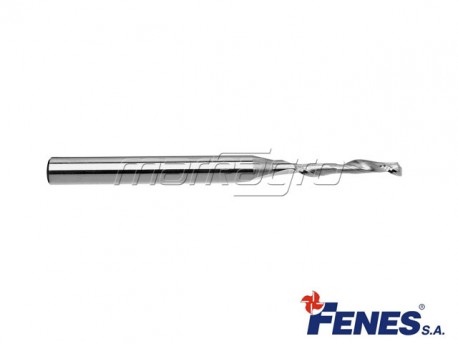 Stopková fréza 1-břitá drážkovací na odváděcí drážky do materiálu z PVC NFPo, HSS - 5x14x80MM - FENES