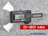 Digitální měrka svarů 20 mm - INDISEN (1232-0200)