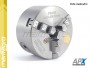 Soustružnické tříčelisťové sklíčidlo samocentrující, litinové - 160 mm (APX3204)