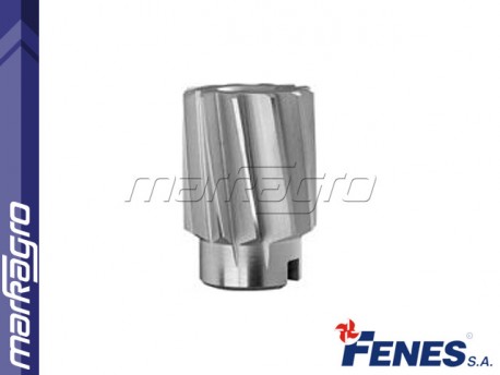 Strojní výstružník D60 H7 nástrčný s břity ve šroubovici DIN219-B HSS - 60 mm (FENES)