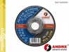 Brusný kotouč vypouklý - 180 mm x 8 mm x 22,2 mm, PRO-LINE verze STANDARD, TYP 27 - ANDRE (050101)