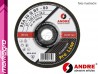 Brusný kotouč vypouklý - 125 mm x 6 mm x 22,2 mm, PRO-LINE verze ALUMINIUM, TYP 27 - ANDRE (050200)