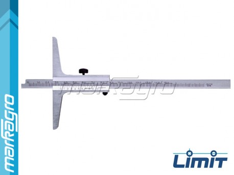 Hloubkoměr analogový 200 mm - LIMIT (2643-0207)