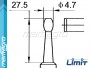 Mikrometr na trubky 0 - 25 mm - LIMIT (9548-0109)