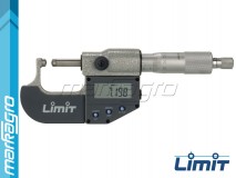 Mikrometr digitální voděodolný na trubky 0 - 25 mm - LIMIT (13268-0109)