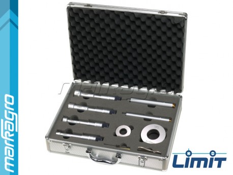 Sada analogových tříbodových dutinoměrů 50 - 100 mm, 7 kusů - LIMIT (12782-0207)