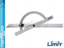 Úhloměr obloukový 300 mm, průměr stupnice 150 mm - LIMIT (2550-0109)