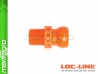 Segment s vnějším závitem NPT 3/8" - LOC-LINE (59864.1)