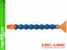 Chladící hadice s plochou tryskou 2 1/2" (~63,5 mm) s vnějším závitem NPT 3/8", délka 400 mm - LOC-LINE (P14040)