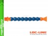 Chladící hadice s plochou tryskou 1 1/4" (~30,1 mm) s vnějším závitem NPT 1/2", délka 400 mm - LOC-LINE (P14130)