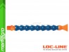 Chladící hadice s plochou tryskou 1 1/4" (~30,1 mm) s vnějším závitem NPT 3/8", délka 500 mm - LOC-LINE (P15030)