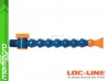 Chladící hadice s kruhovou tryskou Ø 3/8" (~9,5 mm) s vnějším závitem NPT 1/2" s ventilem, délka 500 mm - LOC-LINE (P1512Z)
