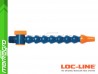 Chladící hadice s kruhovou tryskou Ø 3/8" (~9,5 mm) s vnějším závitem NPT 3/8" s ventilem, délka 600 mm - LOC-LINE (P1602Z)
