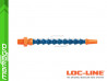 Chladící hadice s kruhovou tryskou Ø 1/4" (~6,4 mm) s vnějším závitem NPT 1/8", délka 400 mm - LOC-LINE (P04030)