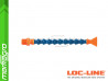 Chladící hadice s plochou tryskou 1" (~25,4 mm) s vnějším závitem NPT 1/4", délka 400 mm - LOC-LINE (P04140)