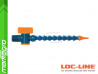 Chladící hadice s kruhovou tryskou Ø 1/16" (~1,6 mm) s vnějším závitem NPT 1/8" s ventilem, délka 600 mm - LOC-LINE (P0601Z)