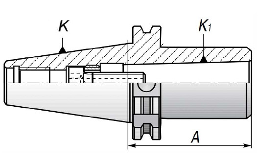 Redukční pouzdro DIN40 - MK3 - 70 mm