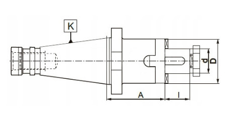 Frézovací trn univerzální Iso30 - 27 mm - 35 mm (7332)