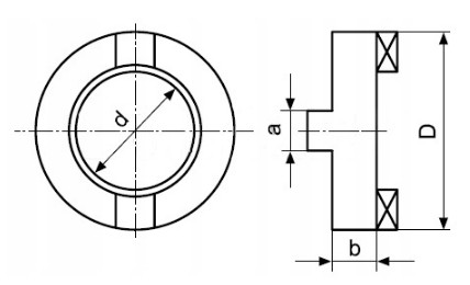 Unášecí kroužek pro frézovací trny 40 mm (DM238)