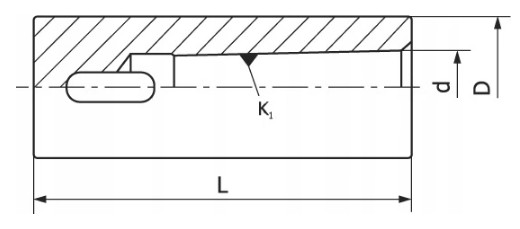 Redukční pouzdro pro nářadí s upínačem Morse 5 - 50 mm